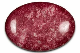Vibrant Polished Thulite Stone - Trondheim, Norway #343912