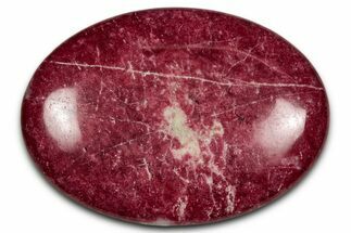 Vibrant Polished Thulite Stone - Trondheim, Norway #343919