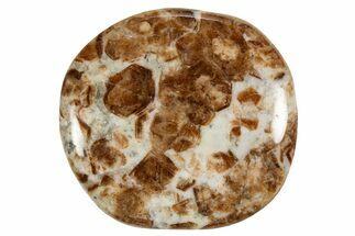 Polished Garnet In Wollastonite Stone - Namibia #343965