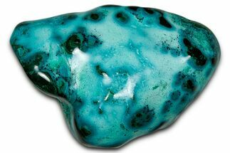 Vibrant Polished Malachite with Chrysocolla - DR Congo #336858