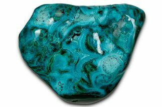 Vibrant Polished Malachite with Chrysocolla - DR Congo #336872