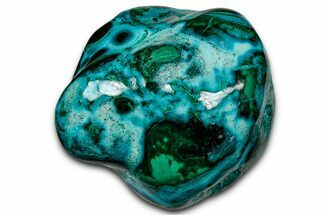 Vibrant Polished Malachite with Chrysocolla - DR Congo #336902