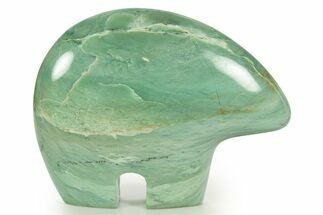 Carved Green Prase Zuni Bear - Australia #344884