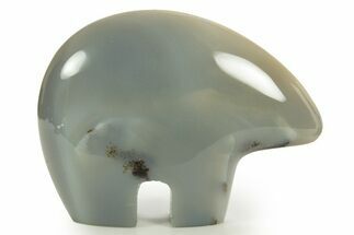 Carved Brazilian Agate Zuni Bear #344887
