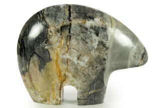 Carved Picasso Marble Zuni Bear - Utah #344895