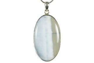 Owyhee Blue Opal Pendant (Necklace) - Sterling Silver #345226