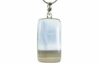Owyhee Blue Opal Pendant (Necklace) - Sterling Silver #345228