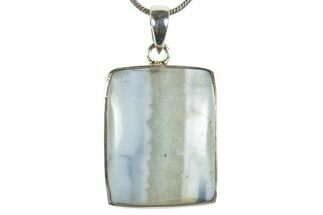 Owyhee Blue Opal Pendant (Necklace) - Sterling Silver #345229