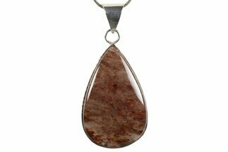 Hematoid Quartz Pendant (Necklace) #345330
