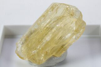 Terminated Yellow Marialite (Scapolite) Crystal - Tanzania #345752