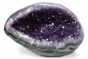 Sparkly Deep-Purple Amethyst Geode - Uruguay #345960
