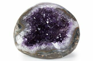 Sparkly Deep-Purple Amethyst Geode - Uruguay #345961