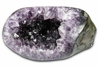 Brilliant Deep-Purple Amethyst Geode - Uruguay #345947