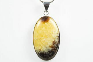 Polished Septarian Pendant (Necklace) #346245