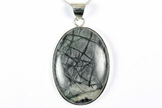 Polished Picasso Marble Pendant (Necklace) #346276