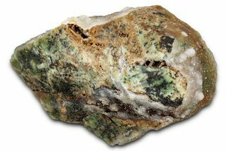 Sparkling Chrome Chalcedony Specimen - Chromite Mine, Turkey #336712