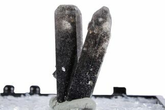 Vitreous Black Topaz Crystal Cluster - Utah #347126