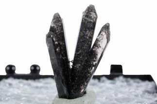 Vitreous Black Topaz Crystal Cluster - Utah #347137