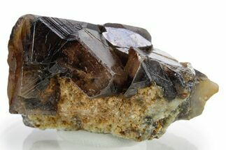 Gemmy Cassiterite Crystals with Quartz - China #347385