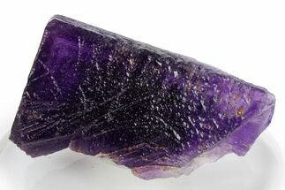 Dark Purple Fluorite Crystal - Cave-in-Rock, Illinois #347810