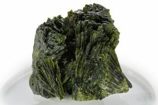 Lustrous Green Epidote Crystal Spray - Peru #347881