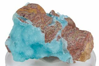 Glistening Sky-Blue Hemimorphite - Congo #348564