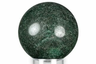 Polished Fuchsite Sphere - Madagascar #349691