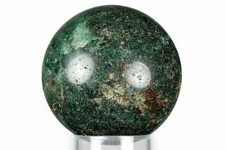 Polished Fuchsite Sphere - Madagascar #349692