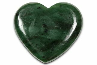 Polished Jade (Nephrite) Heart - Afghanistan #350023