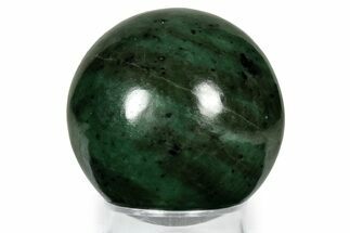 Polished Jade (Nephrite) Sphere - Afghanistan #350028