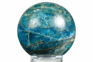Bright Blue Apatite Sphere - Madagascar #334063