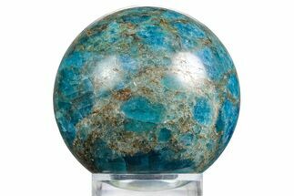 Bright Blue Apatite Sphere - Madagascar #334076