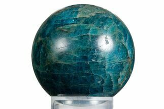 Bright Blue Apatite Sphere - Madagascar #334029