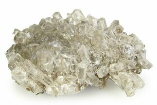 Glassy Hexagonal Calcite Crystal Cluster - China #351365