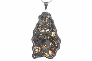 Sericho Pallasite Meteorite Pendant - Kenya #351390