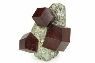 Impressive Almandine Garnets in Schist - Italy #352075