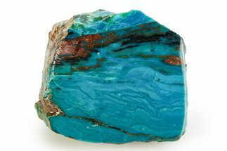 Polished Atacama Blue Opal (Chrysocolla & Opal) - Chile #352157