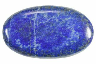 Polished Lapis Lazuli Palm Stone - Pakistan #352526