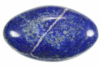 Polished Lapis Lazuli Palm Stone - Pakistan #352542