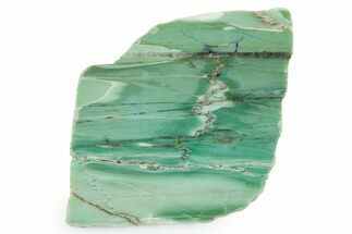 Polished Green Magneprase Slab - Western Australia #353709
