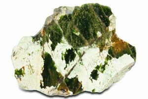 1,40 ct, 100 % naturel, pierre gemme diopside verte de Russie