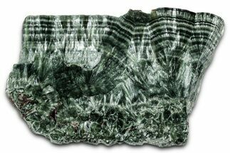 Polished Seraphinite Slab - Korshunovkiy Mine, Siberia #354252