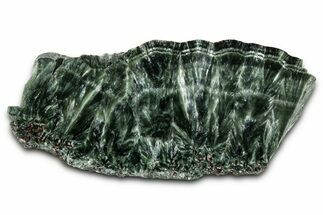 Polished Seraphinite Slab - Korshunovkiy Mine, Siberia #354267