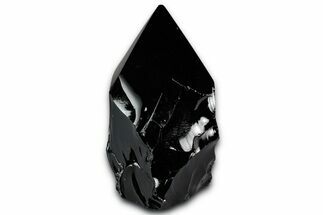 Free-Standing Polished Obsidian Point - Mexico #355033