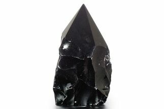 Free-Standing Polished Obsidian Point - Mexico #355038