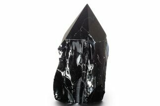 Free-Standing Polished Obsidian Point - Mexico #355058