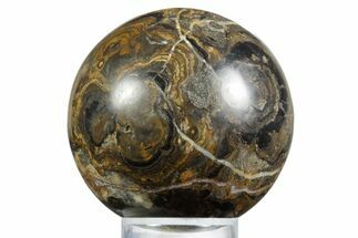 Polished Stromatolite (Greysonia) Sphere - Bolivia #355391