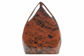 Polished Mahogany Obsidian Flame - Mexico #355413