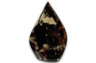 Polished Indonesian Blue Amber Flame #355811