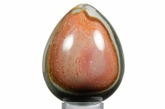 Polished Polychrome Jasper Egg - Madagascar #356191